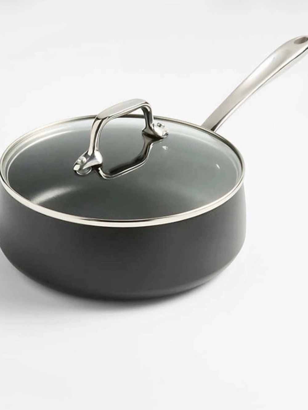 All-Clad HA1 Expert Cookware Nonstick 3.5 Qt. Saucepan with Lid